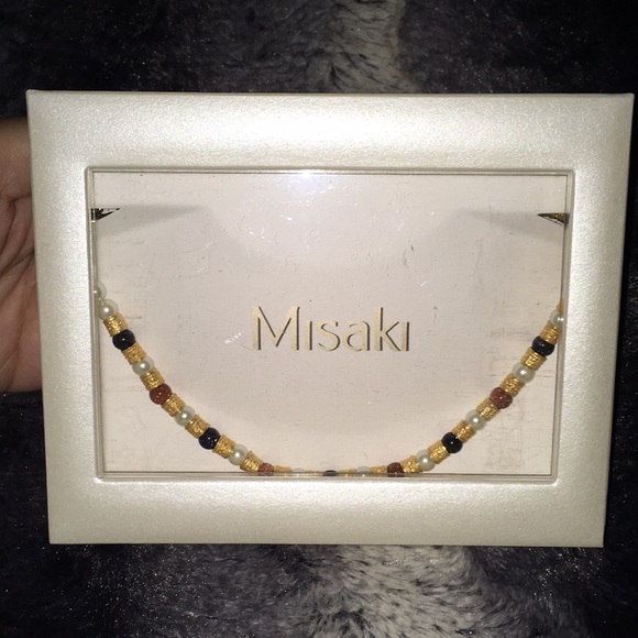 Misaki 14k Gold Plated Stainless Steel Necklace - Picture 2 of 7
